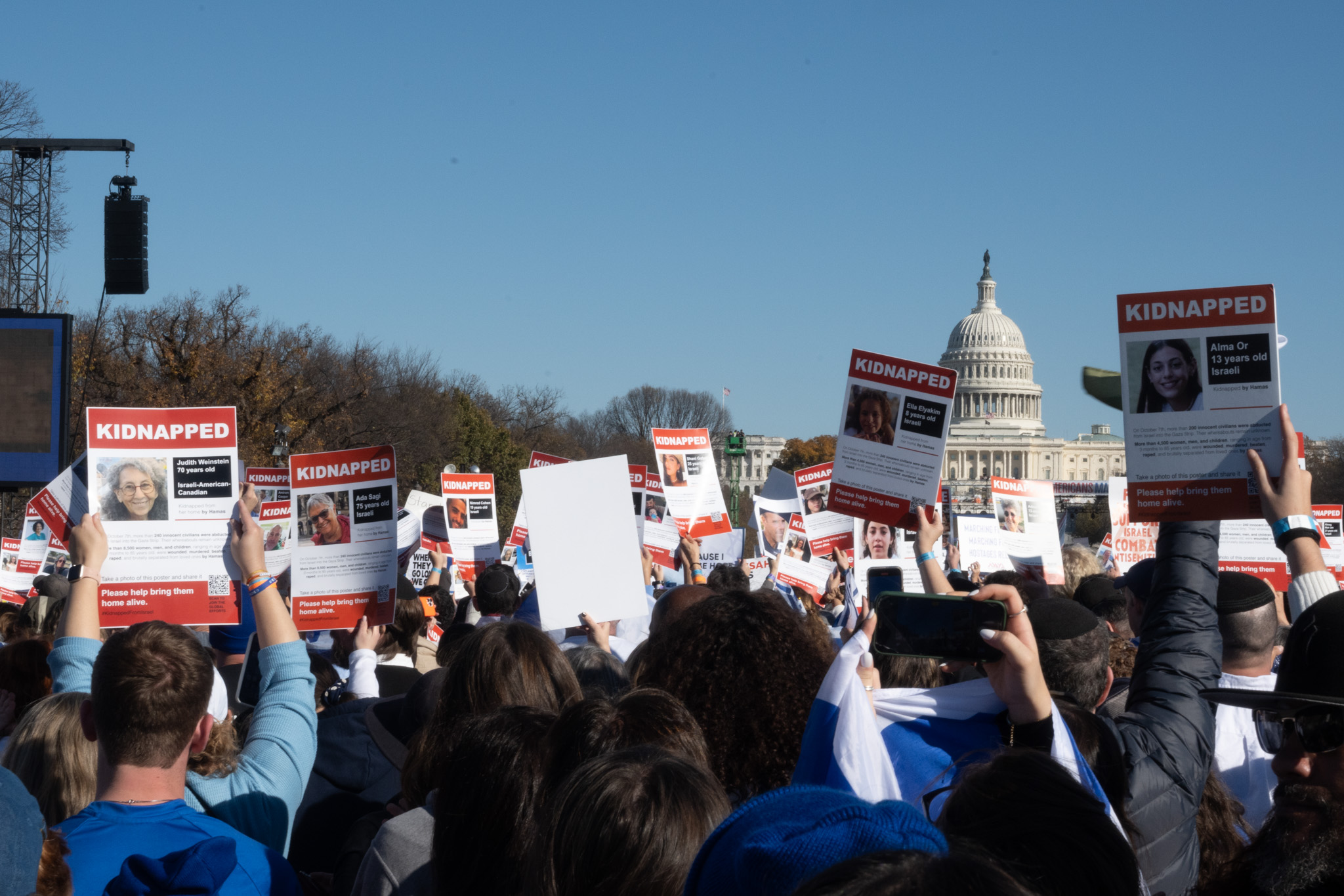 Why don’t you talk about the hostages?